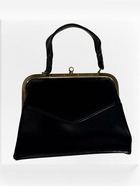 Elegant Black Vintage Handbag